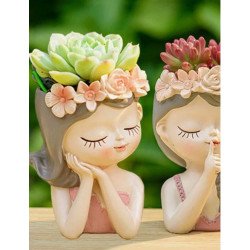 Shooshing Girl Succulent Planter